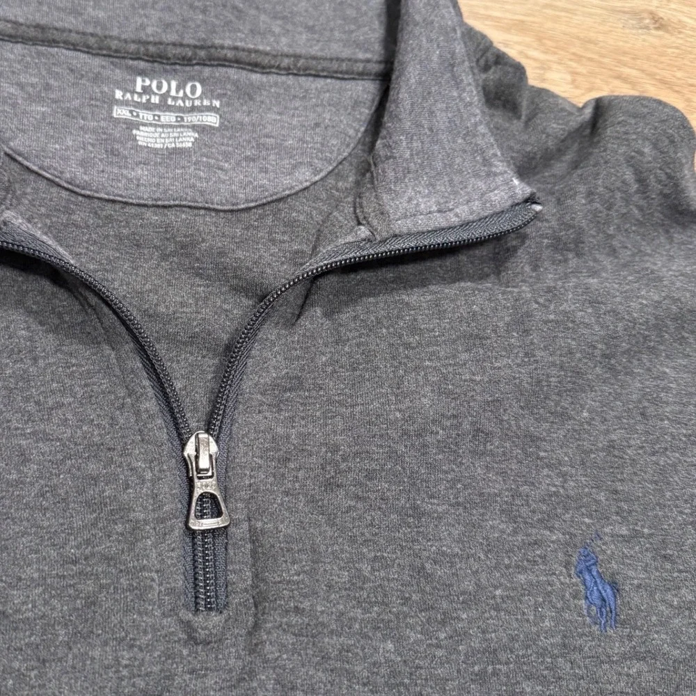 Polo Ralph Lauren Mens XXL Quarter Zip Pullover Preppy mock neck Pony Logo